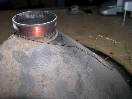 Voice coil and dangling wires are not correct