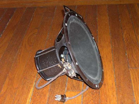 repaired speaker side view