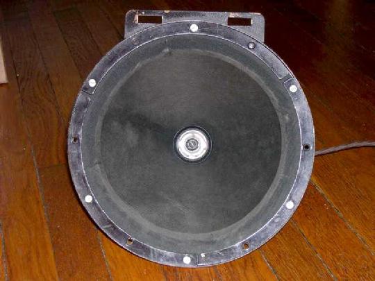 repaired speaker front view